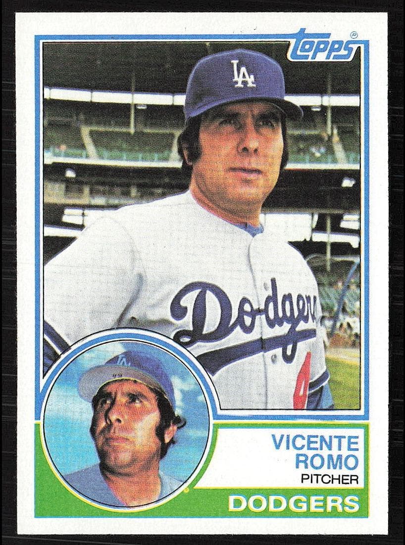 Vicente Romo trading card