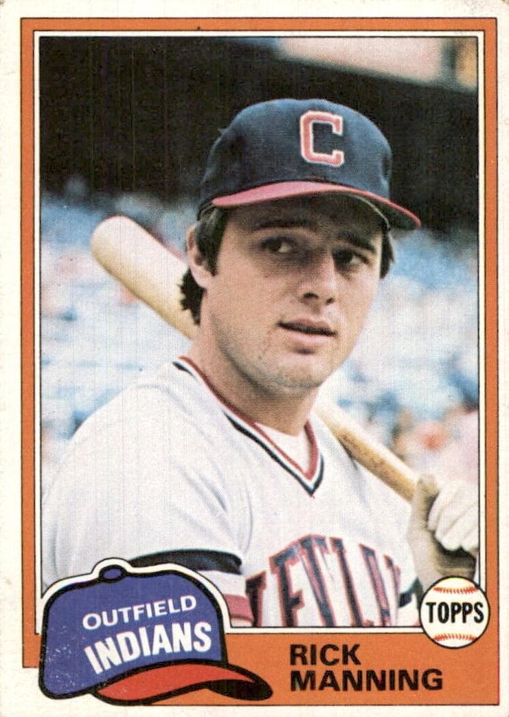 Rick Manning 1981 topps Topps