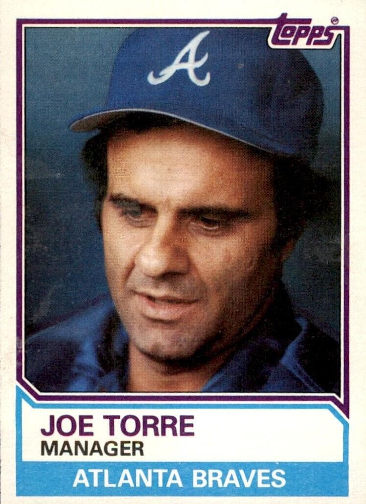 Joe Torre trading card