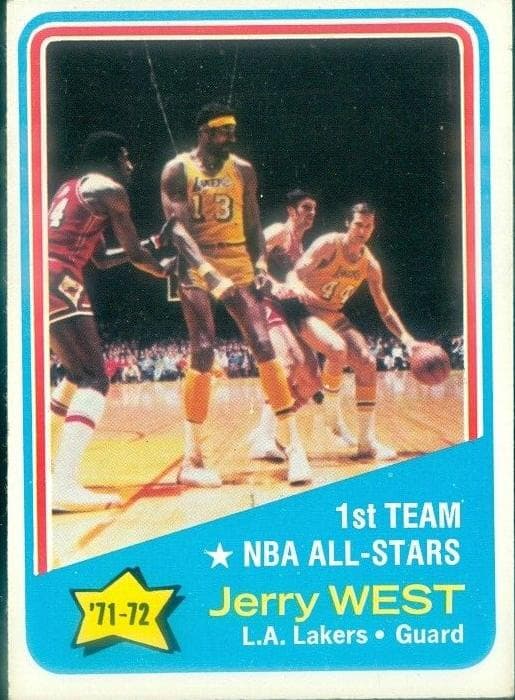 Jerry West 1972 topps Topps