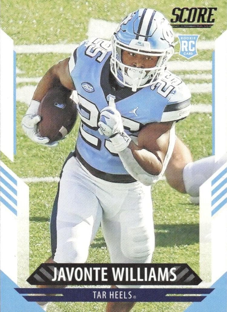 Javonte Williams 2021 panini Score