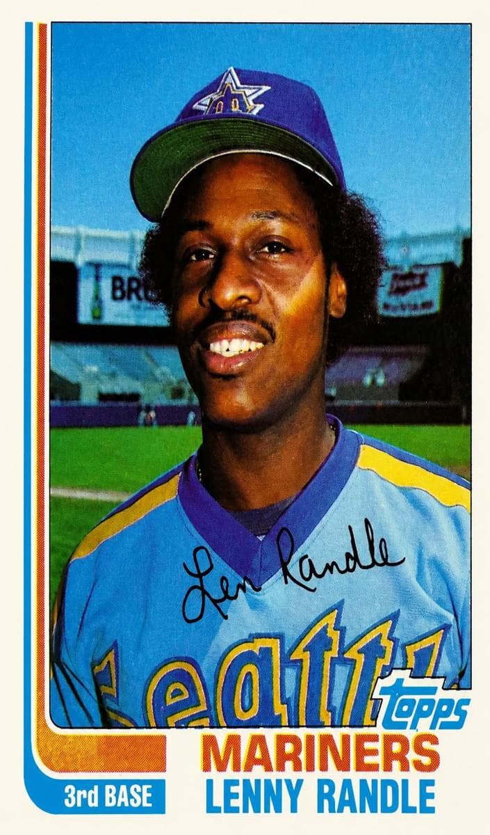 Lenny Randle trading card