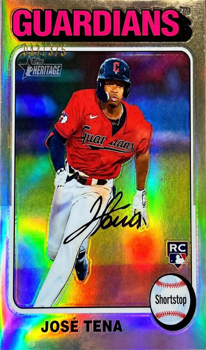 José Tena 2024 topps Topps Heritage Mini