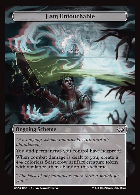 I Am Untouchable 2024 Magic: The Gathering Duskmourn: House of Horror Commander