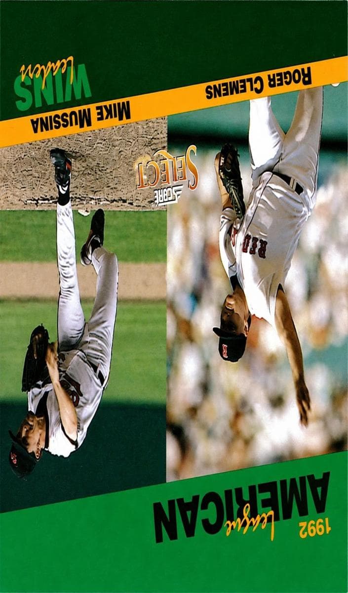 Roger Clemens 1993 panini