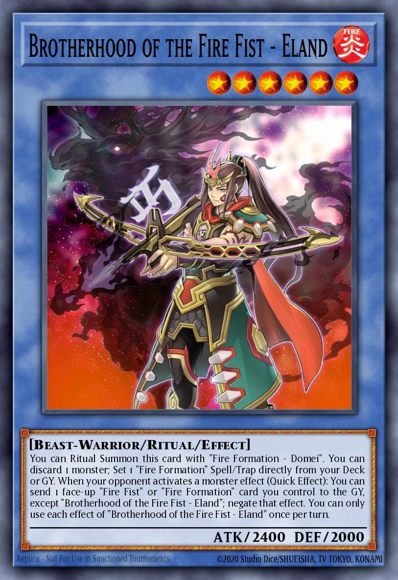 Brotherhood of the Fire Fist - Eland #FIGA-EN014