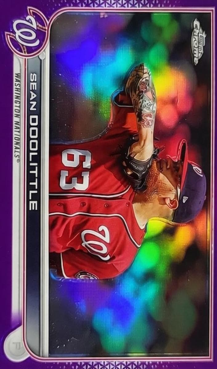 Sean Doolittle 2022 topps Topps Chrome Update