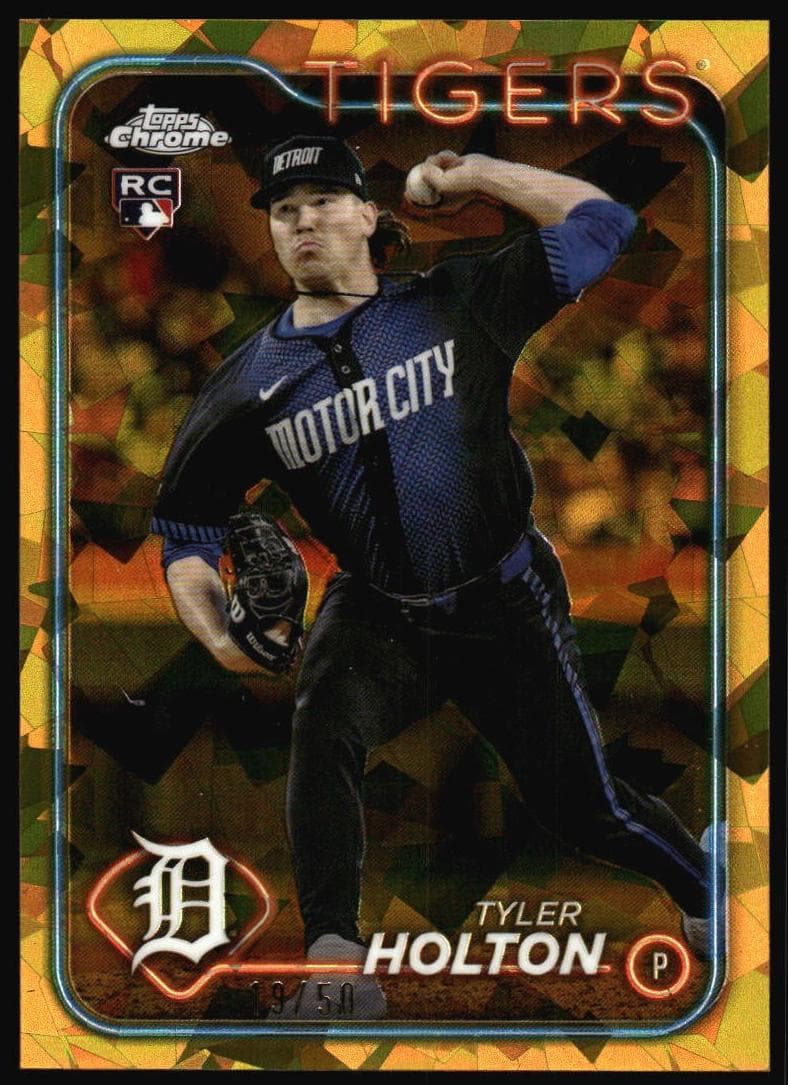Tyler Holton trading card