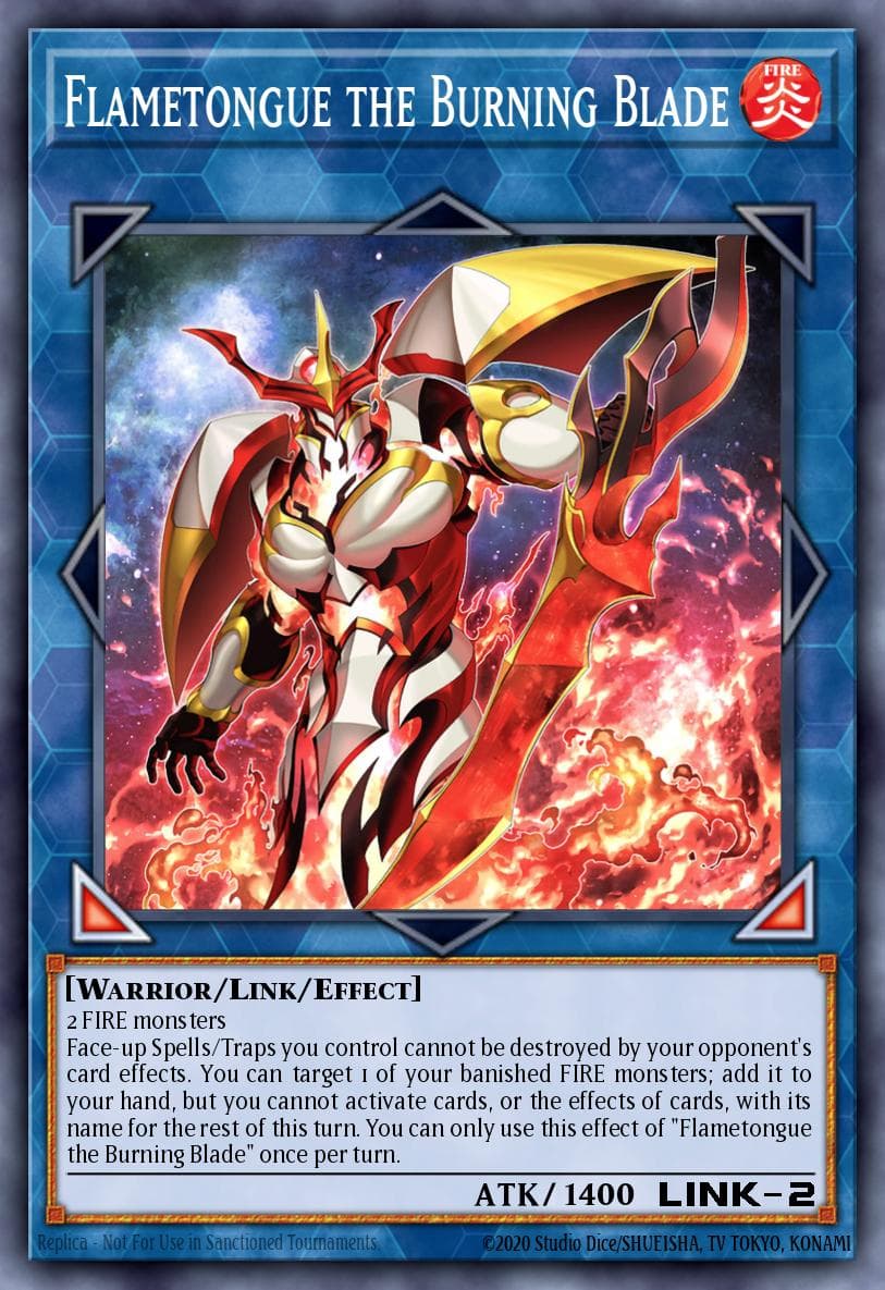 Flametongue the Burning Blade #BLZD-EN099