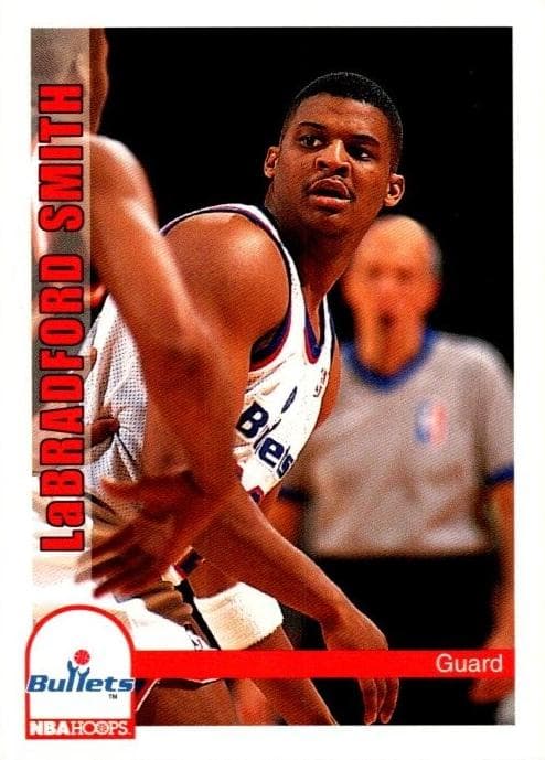 LaBradford Smith 1992 panini Hoops