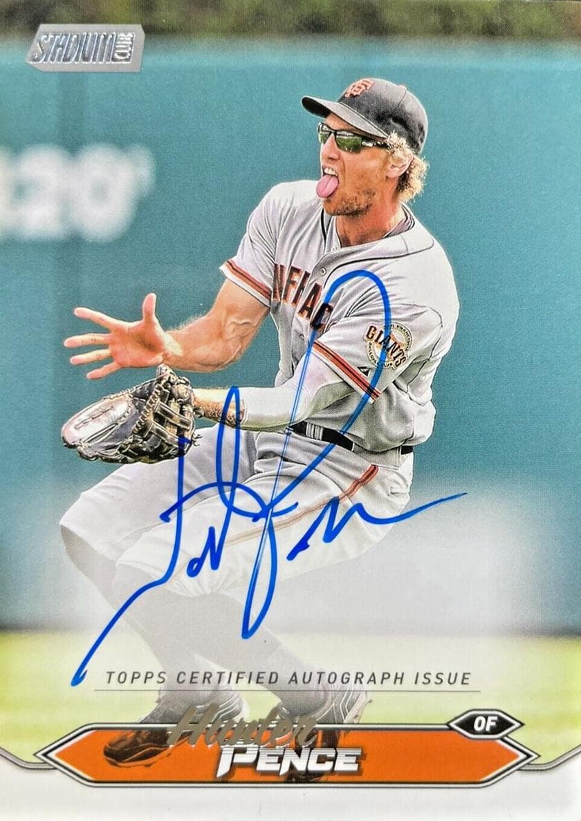 Hunter Pence trading card