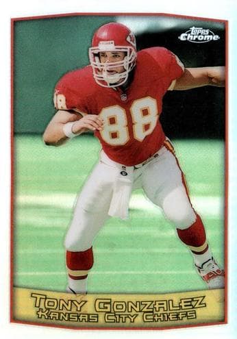 Tony Gonzalez 1999 topps Topps Chrome