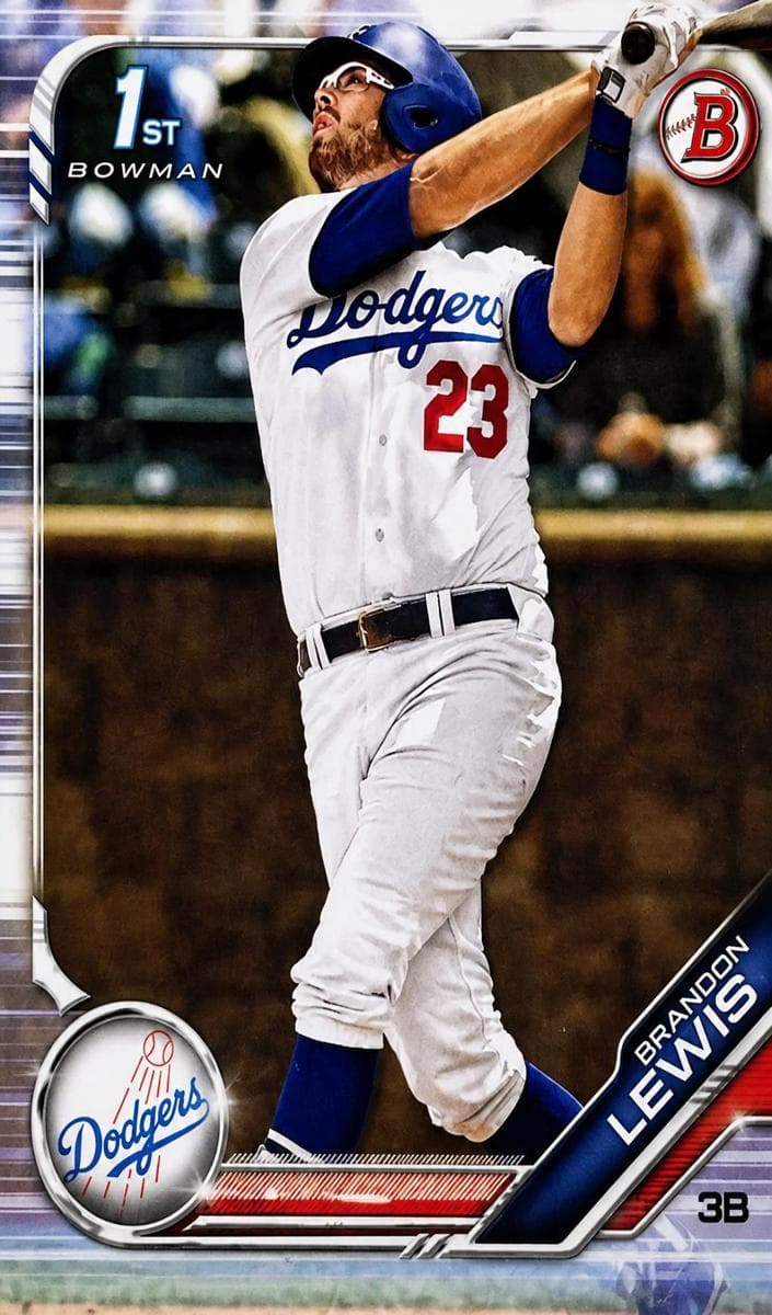 Brandon Lewis 2019 bowman Bowman Draft