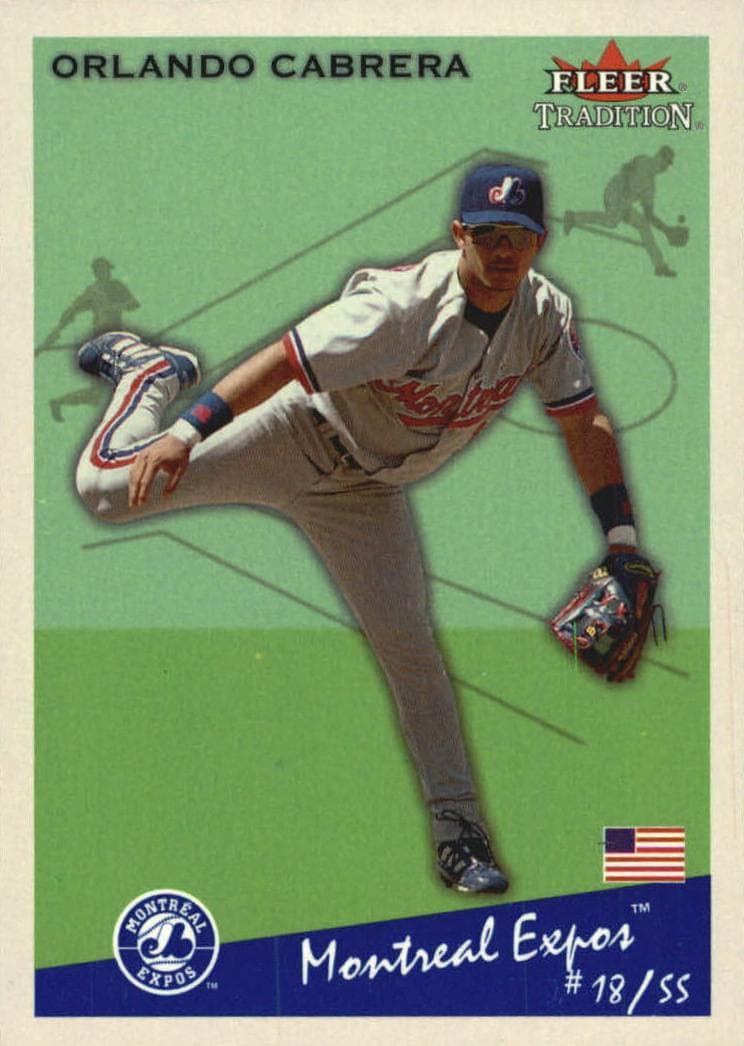 Orlando Cabrera 2002 fleer Tradition