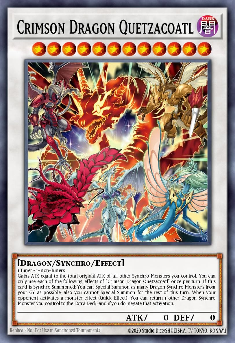 Crimson Dragon Quetzacoatl #LOCR-JP007
