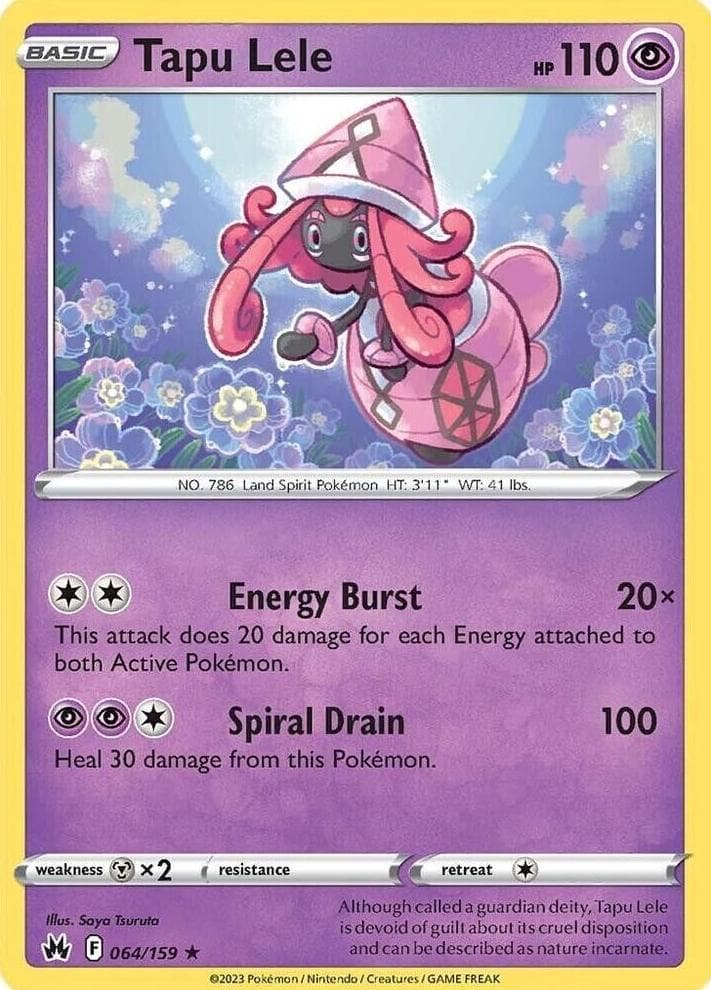 Tapu Lele trading card