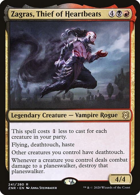 Zagras, Thief of Heartbeats 2020 Magic: The Gathering Zendikar Rising