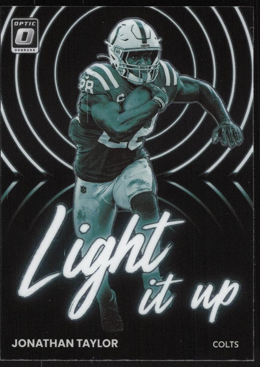 Jonathan Taylor 2022 panini Donruss Optic