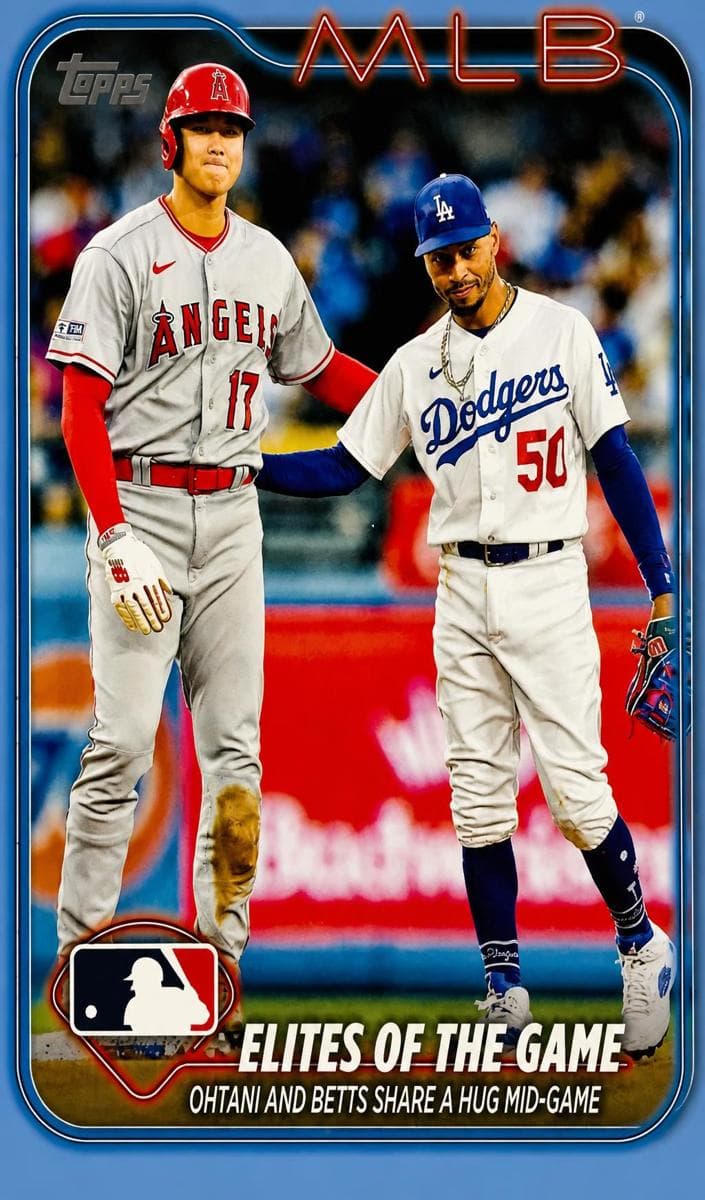Elites of the Game: Ohtani and Betts Share a Hug Mid-Game #138