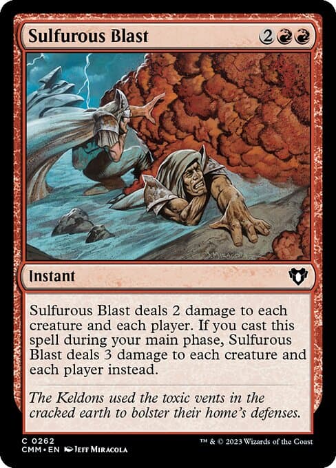 Sulfurous Blast 2017 Magic: The Gathering Commander Anthology