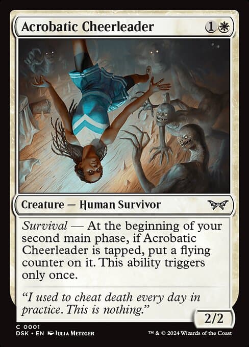 Acrobatic Cheerleader 2024 Magic: The Gathering Duskmourn: House of Horror