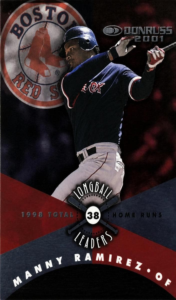 Manny Ramirez 2001 panini Donruss