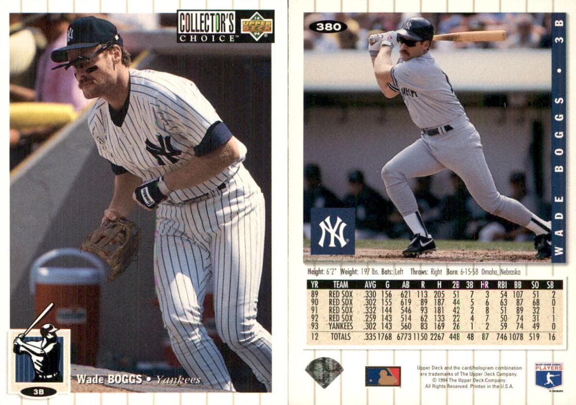 Wade Boggs #380
