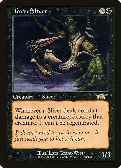 Toxin Sliver 2003 Magic: The Gathering Legions