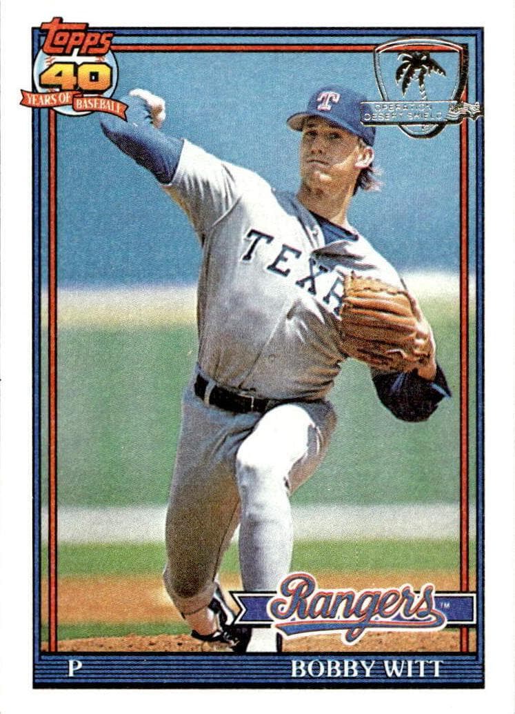 Bobby Witt 1991 topps Topps