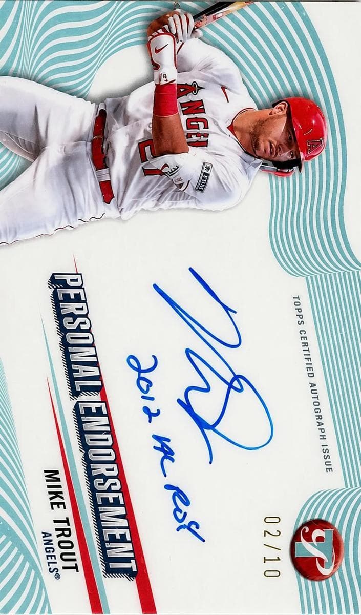 Mike Trout 2024 topps Topps Pristine