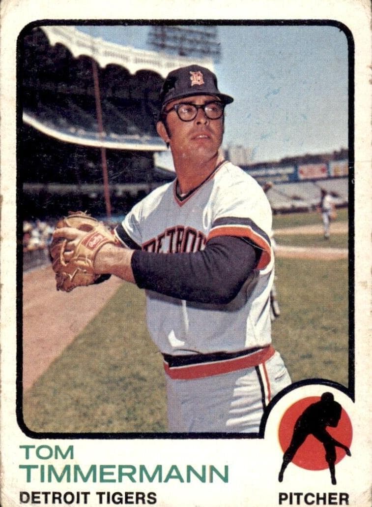 Tom Timmermann 1973 topps Topps