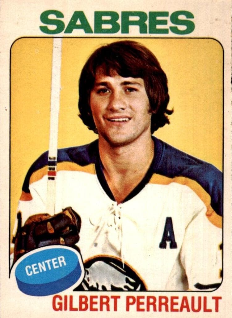Gilbert Perreault 1975 topps O-Pee-Chee