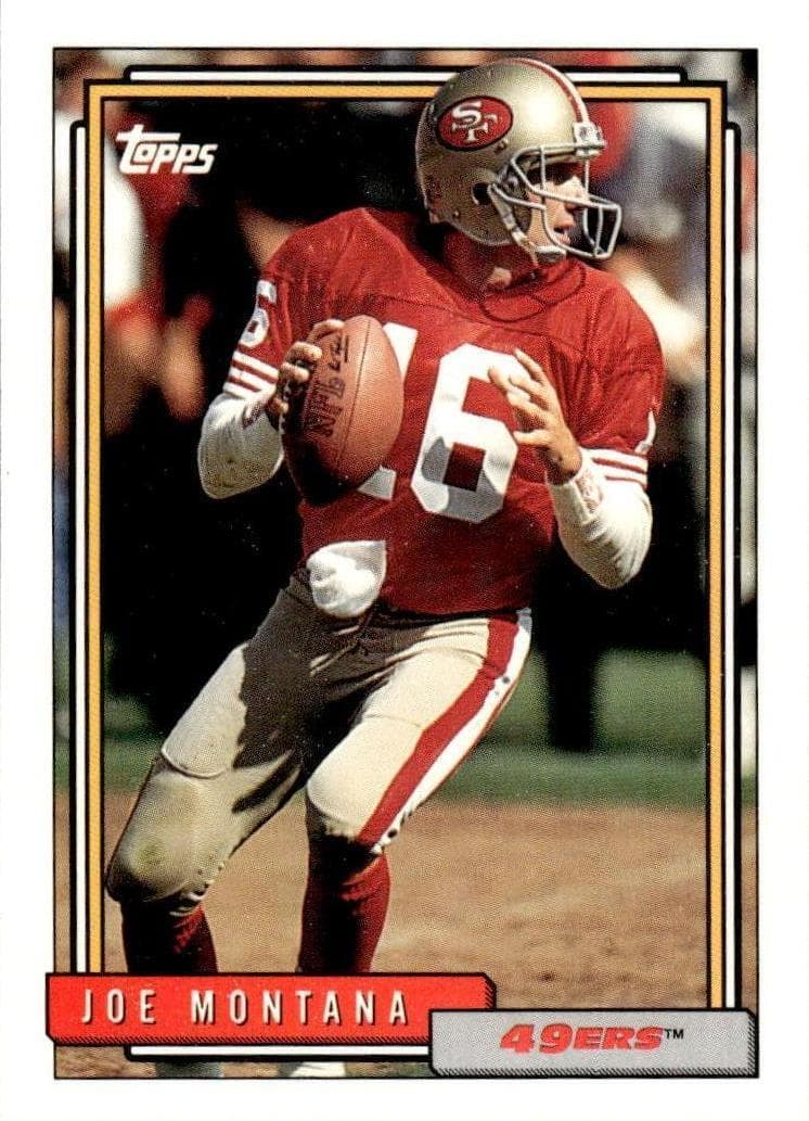 Joe Montana 1992 topps