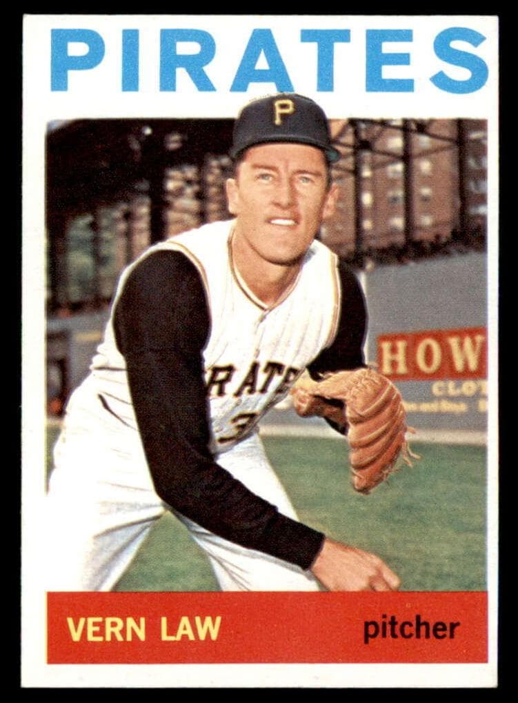 Vern Law 1964 topps Topps