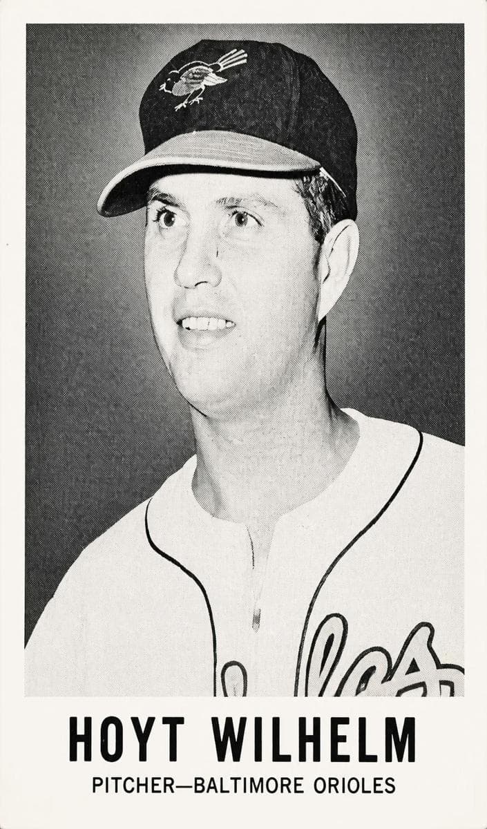 Hoyt Wilhelm 1960 leaf Leaf Baseball