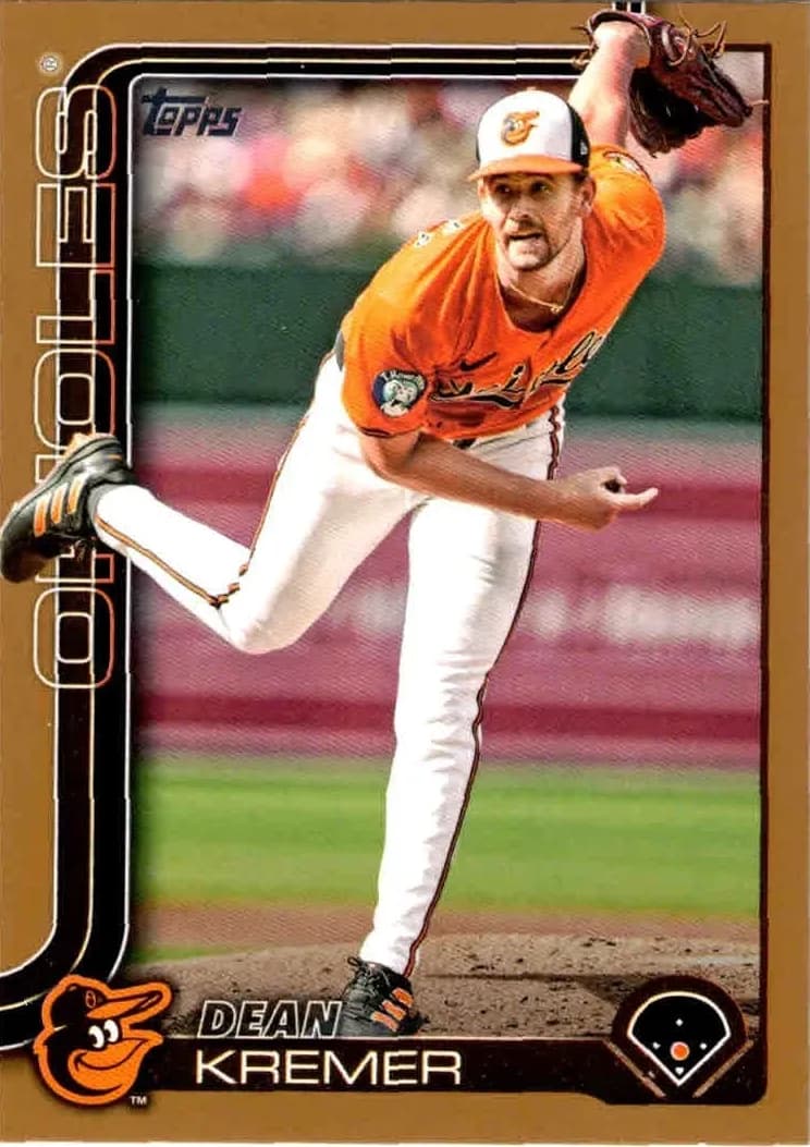 Dean Kremer trading card