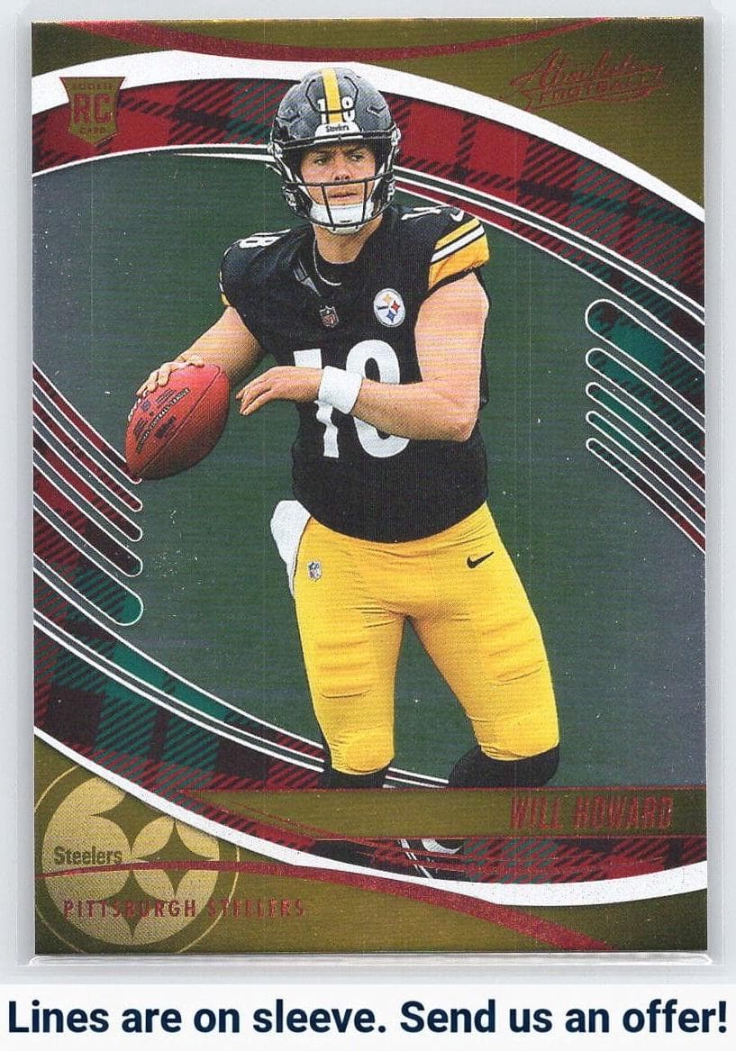 Will Howard 2025 Panini Absolute auto card
