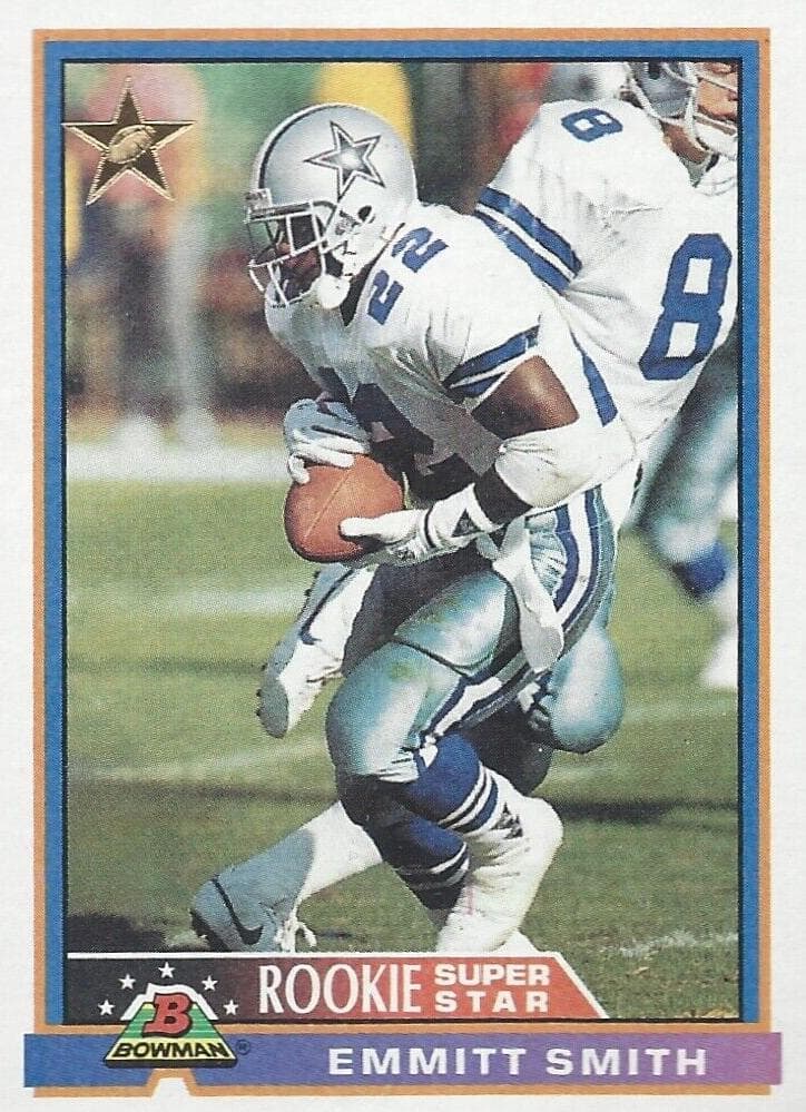 Emmitt Smith 1991 bowman