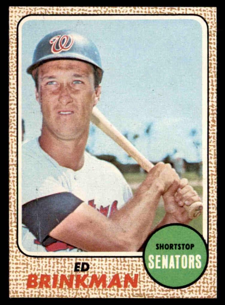 Ed Brinkman 1968 topps O-Pee-Chee