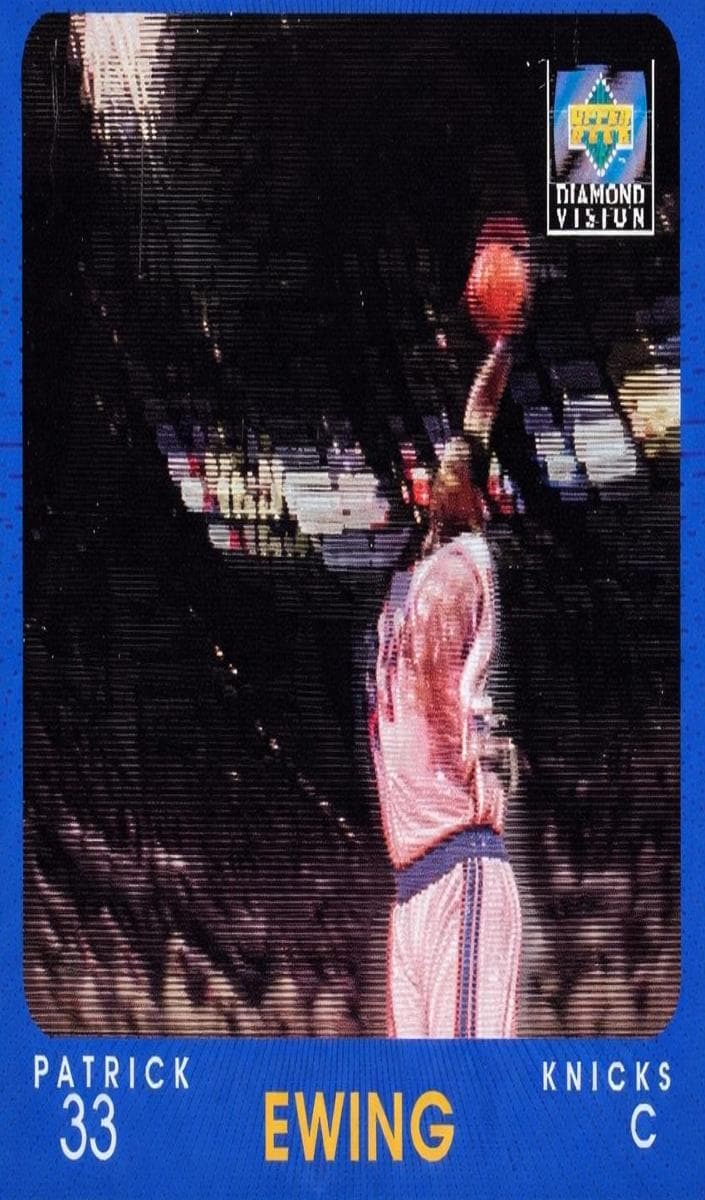 Patrick Ewing 1997 upper-deck Diamond Vision