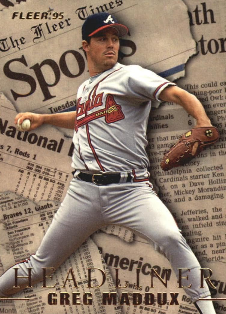 Greg Maddux 1995 fleer Update