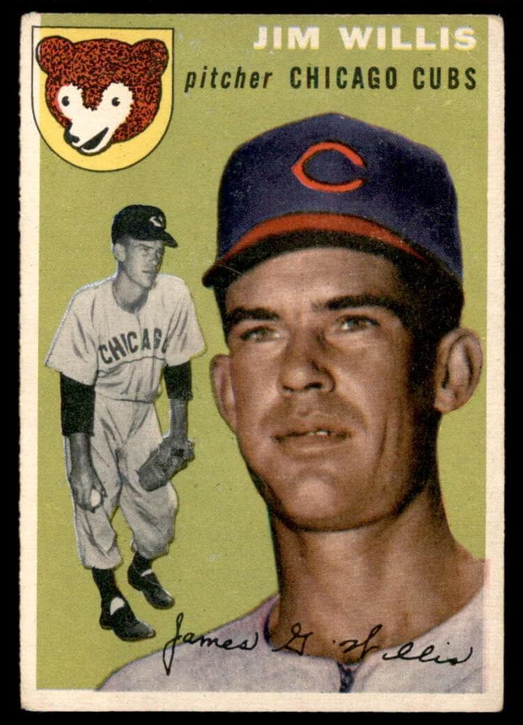 Jim Willis 1954 topps Topps