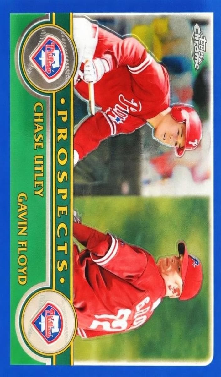 Gavin Floyd / Chase Utley trading card