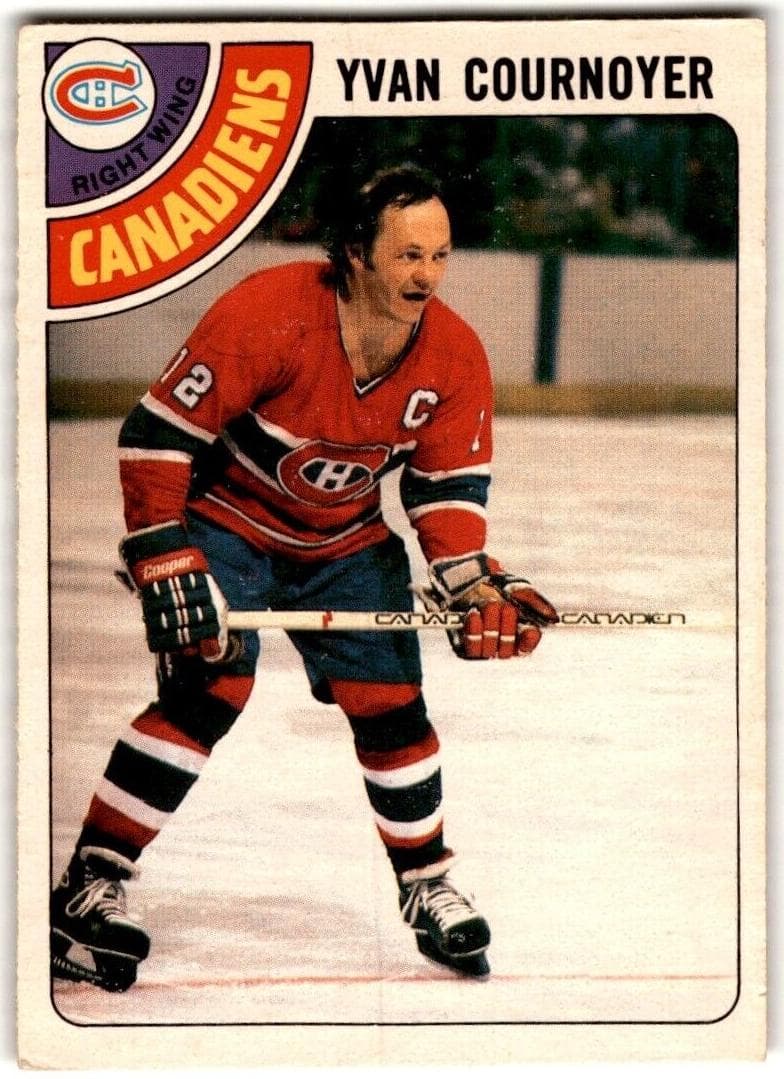 Yvan Cournoyer 1978 topps O-Pee-Chee