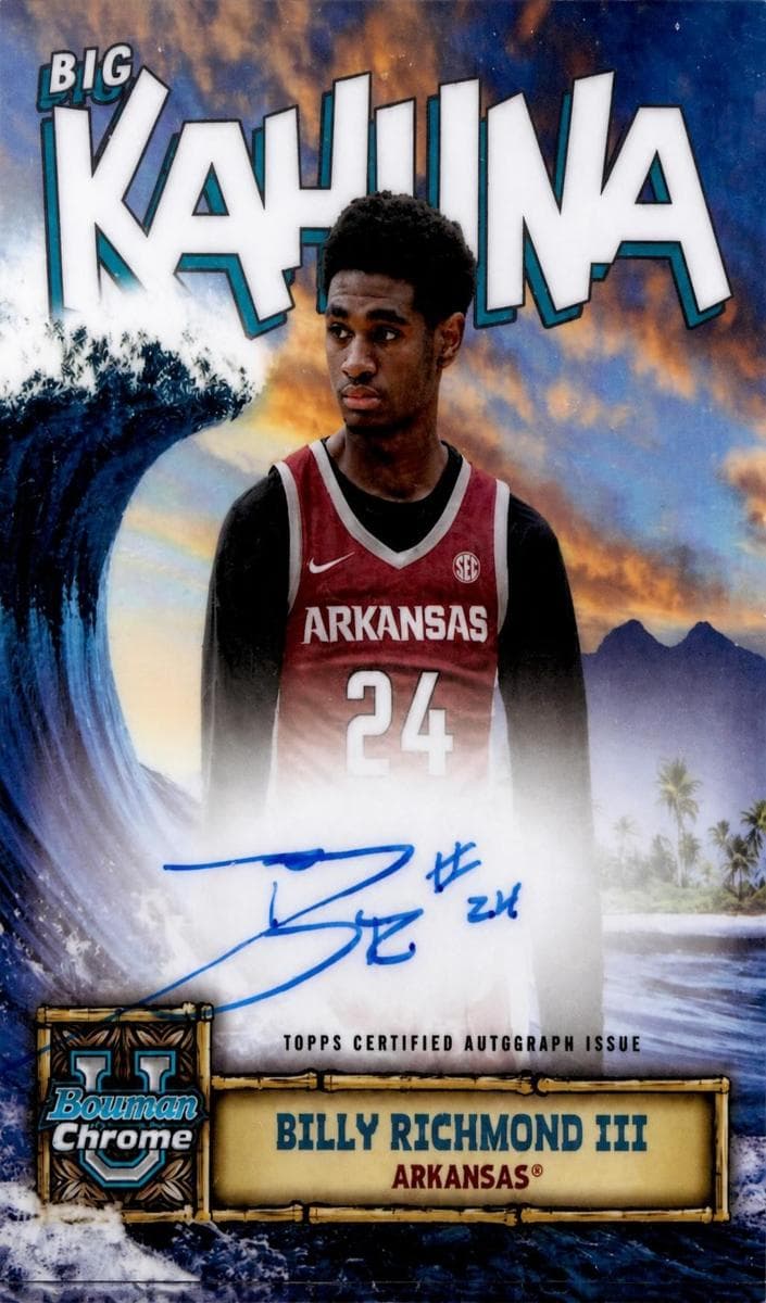 Billy Richmond III trading card