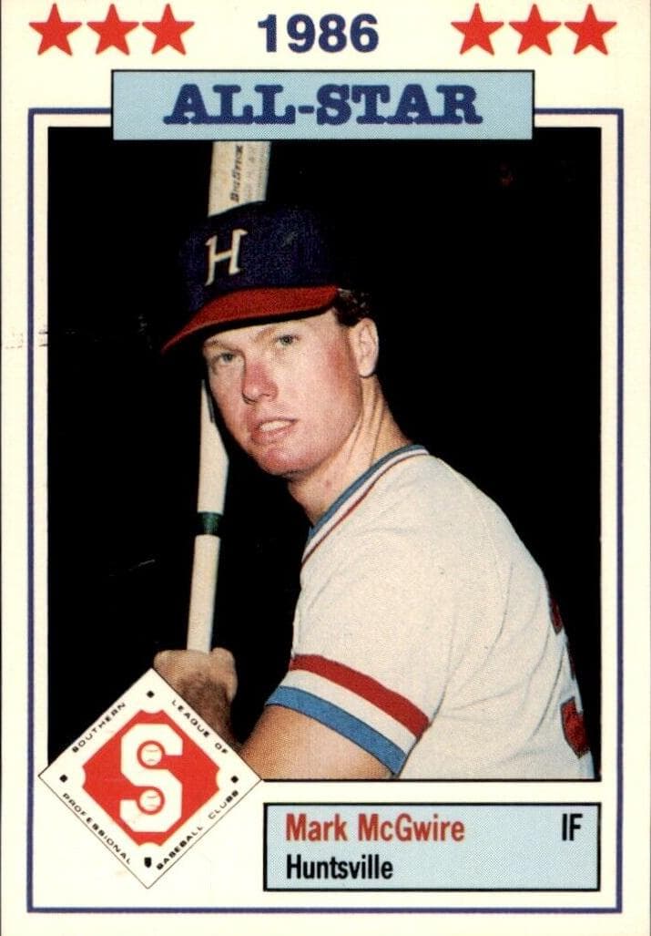 Mark McGwire 1986 unknown Donn Jennings Southern League All-stars