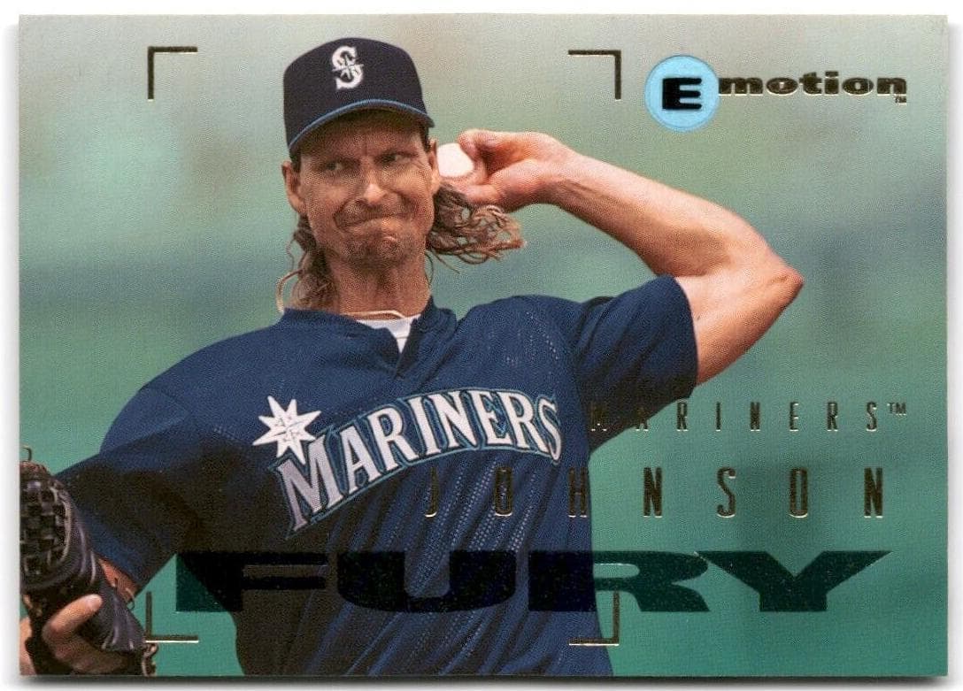 Randy Johnson 1995 skybox Emotion