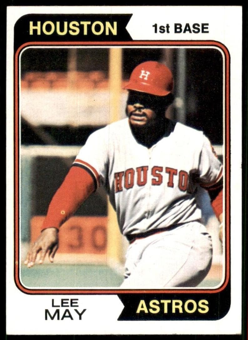 Lee May 1974 topps Topps