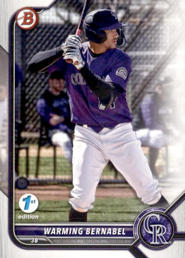 Warming Bernabel 2022 bowman Bowman Draft