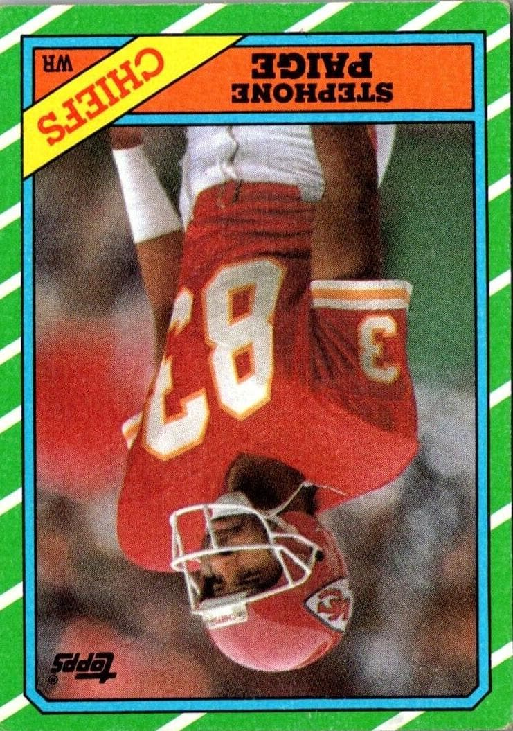 Stephone Paige 1986 topps Topps